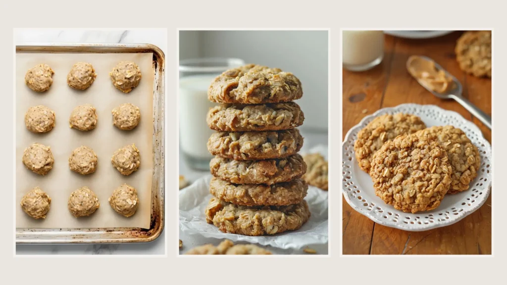 Peanut Butter Oatmeal Cookies