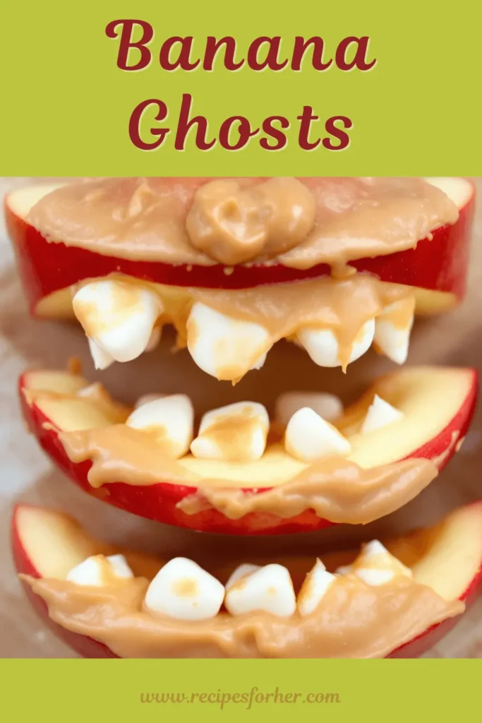 Apple Monster Mouths: Slice apples and use peanut butter and marshmallows to create monster mouths.