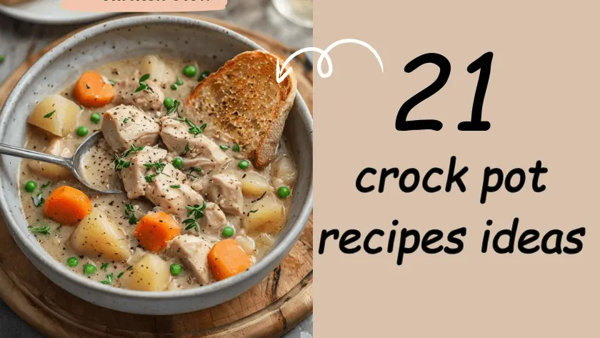 21 crock pot recipes ideas (chicken, ground beef, meat, healthy)