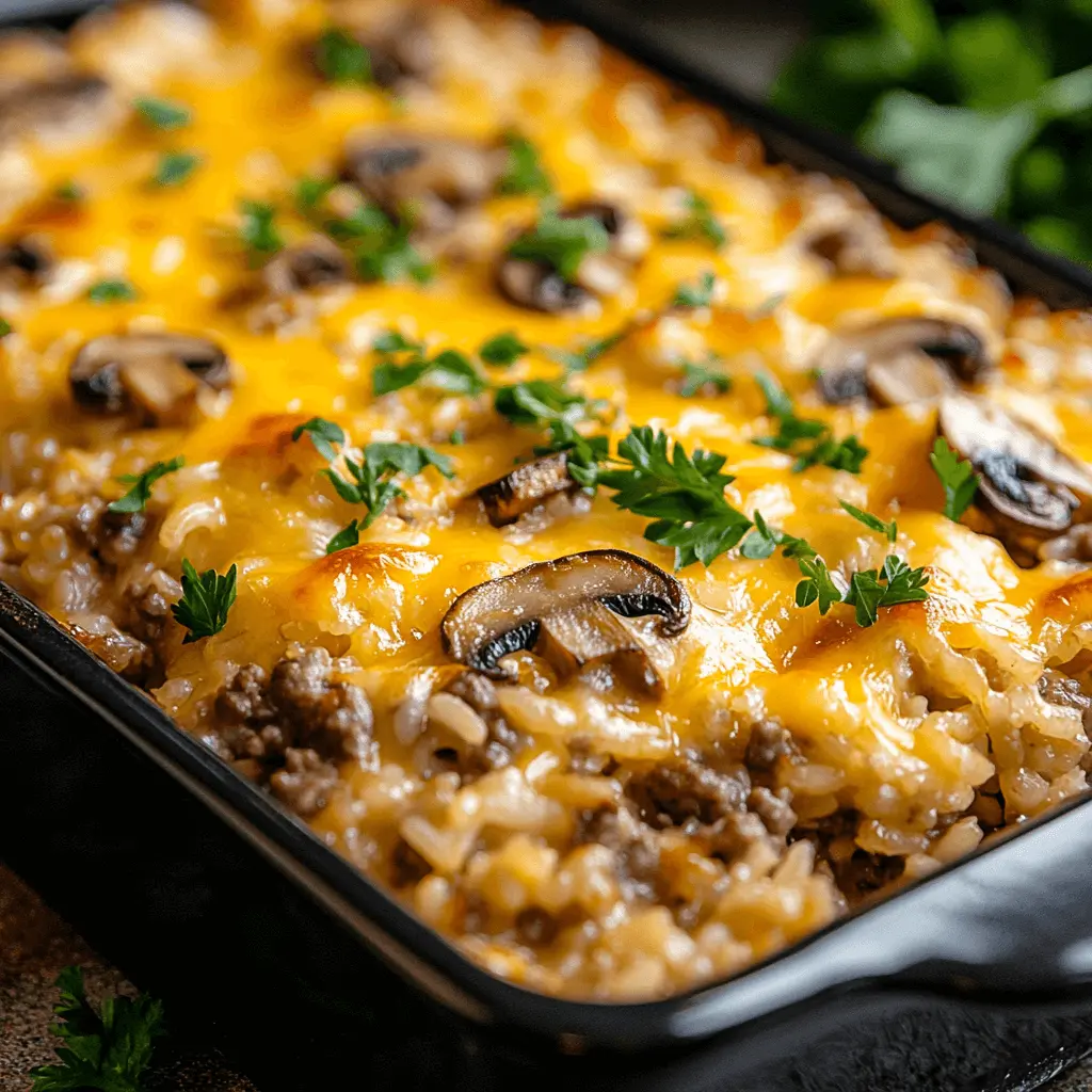 Hamburger Rice Casserole