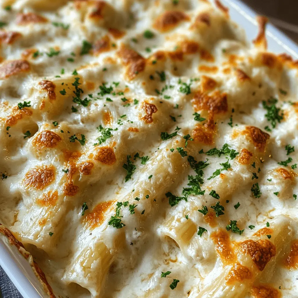 Chicken Alfredo Casserole