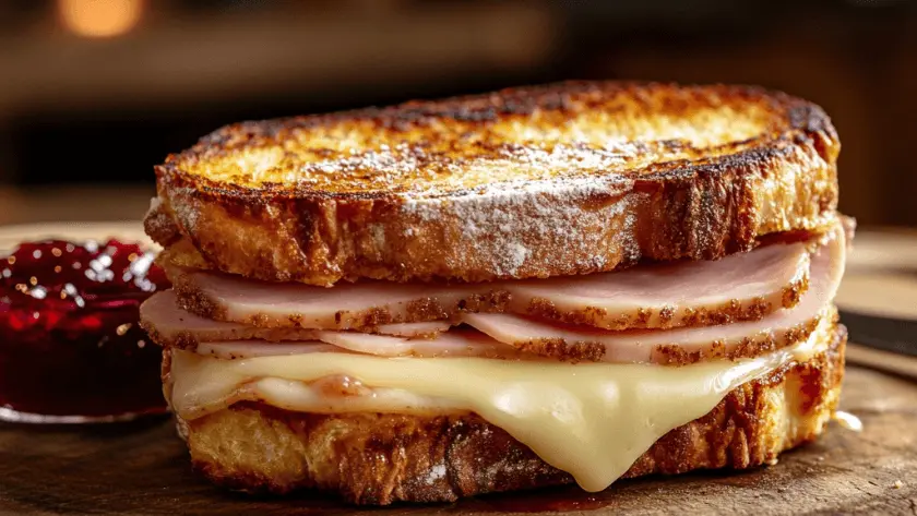 Monte Cristo-Style Grilled Cheese Sandwich