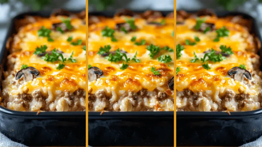 Hamburger Rice Casserole Recipe