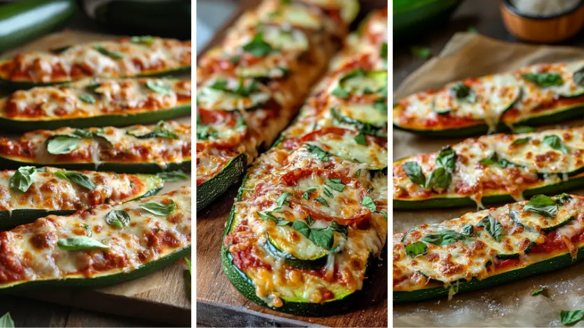 Pizza Zucchini Boats